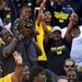 Michigan fans cheer in the stands after a missed field goal attempt by South Carolina in the third quarter of the Outback Bowl at Raymond James Stadium in Tampa, Fla. on Tuesday, Jan. 1. Melanie Maxwell I AnnArbor.com